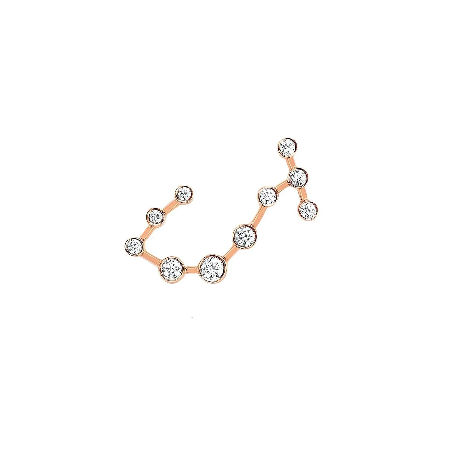 Baby Scorpio Diamond Stud Earrings featuring Constellation Design | Shop Now