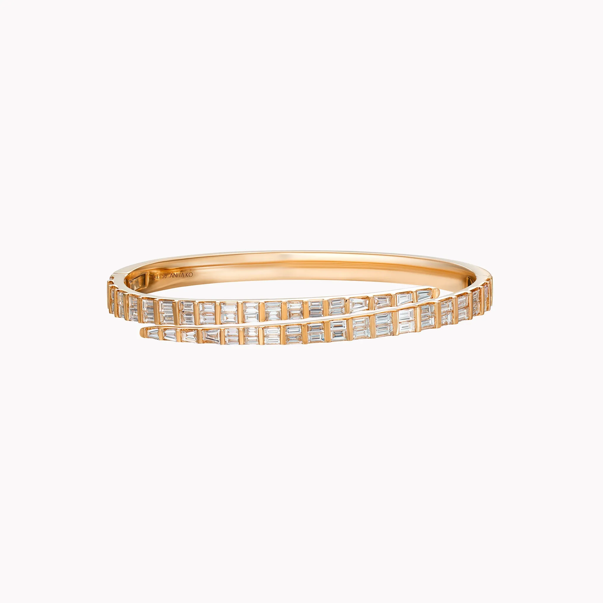 Baguette Diamond Coil Bracelet | Best Price & Quality | Limited Stock.