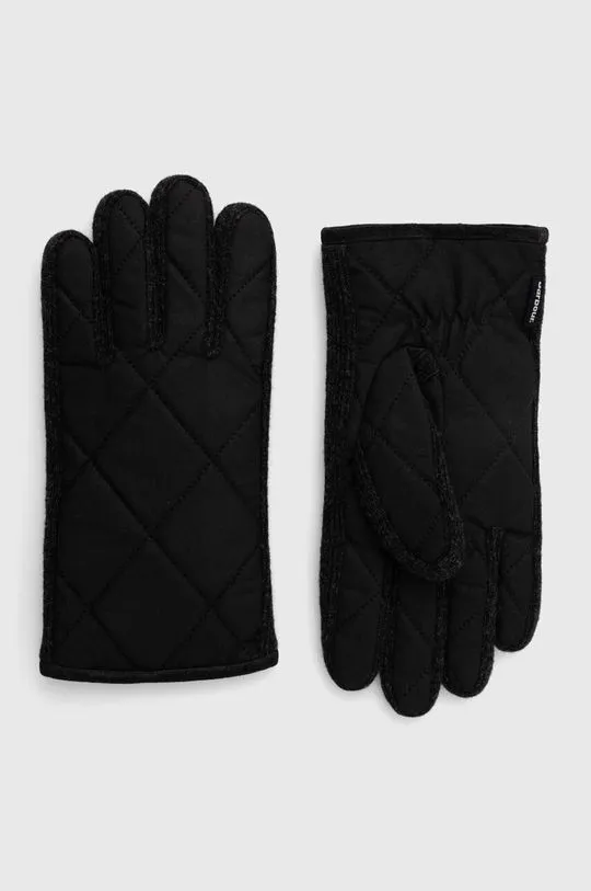 Barbour gloves Winterdale Gloves men's black color MGL0129