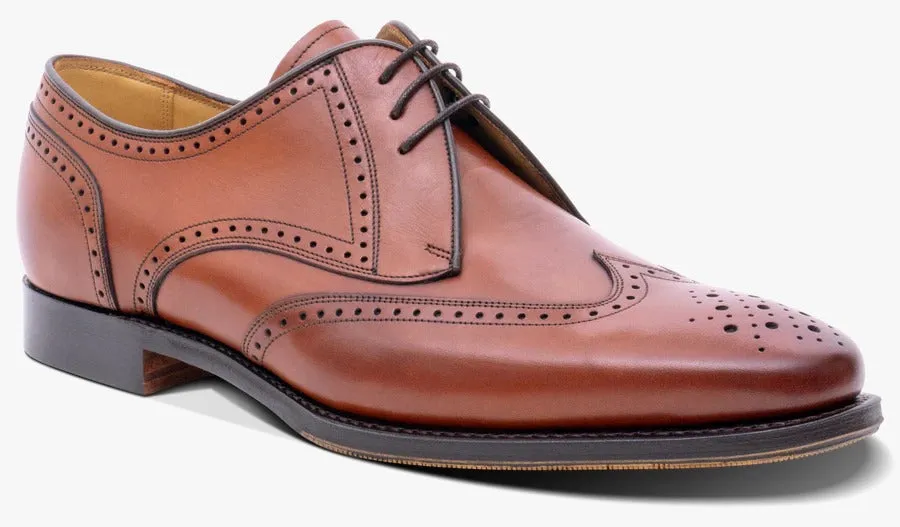 Barker Backwell Brogue Derby - Chestnut Calf -> Chestnut Calf Barker Backwell Brogue Derby