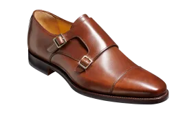 Barker Edison Monk Strap - Dark Walnut Calf