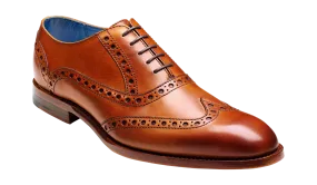 Barker Grant English Brogue Shoe - Cedar Calf - Cedar Calf English Brogue Shoe