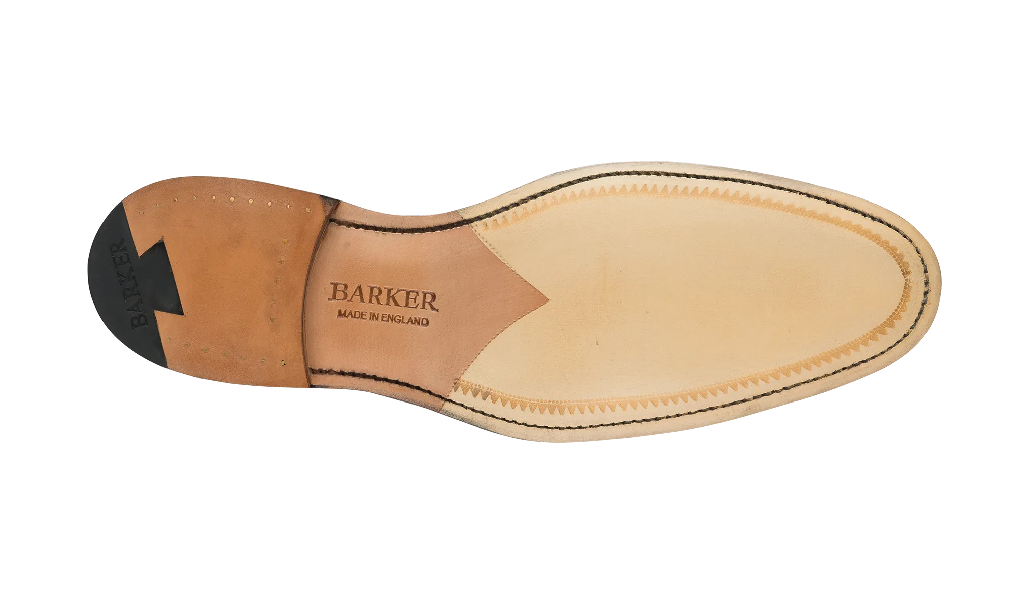 Barker Grant English Brogue Shoe - Cedar Calf - Cedar Calf English Brogue Shoe