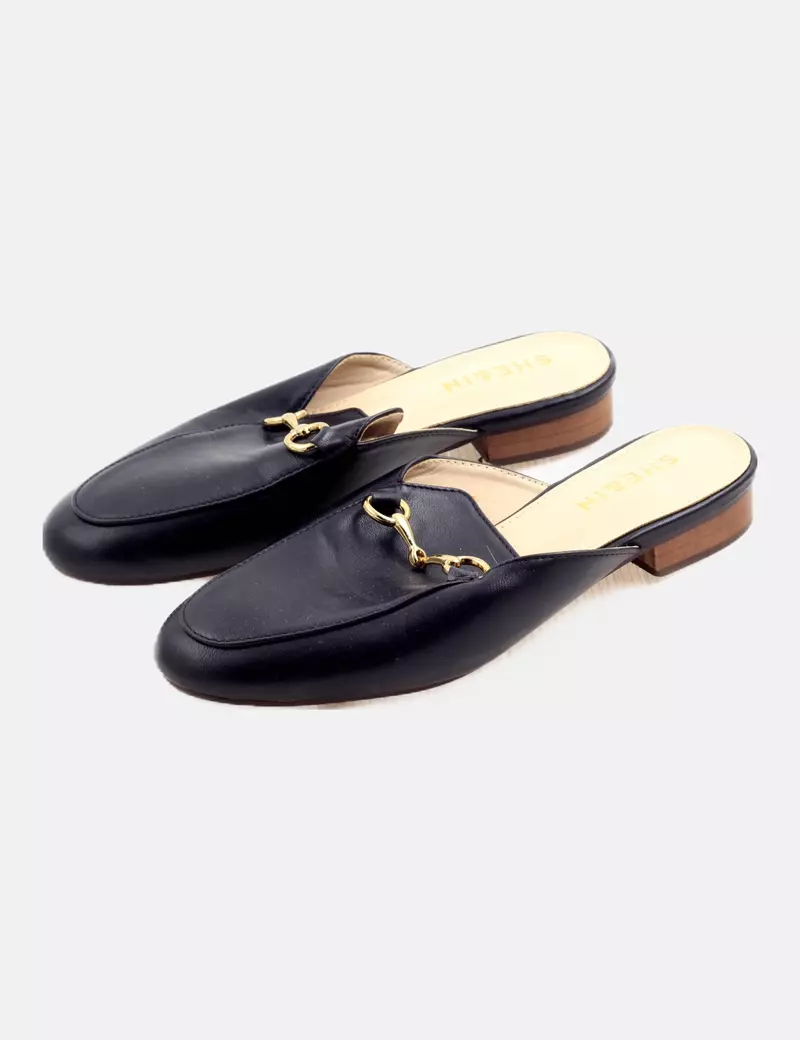 Basic black SHEIN mules