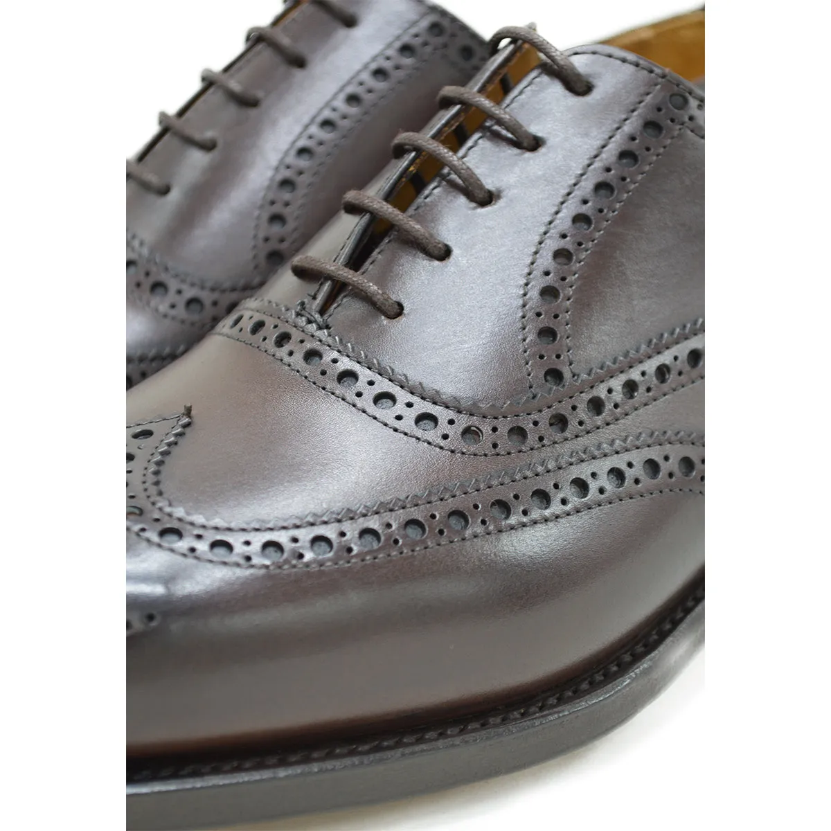 Berwick 1707 Brogue (5215) - Moka