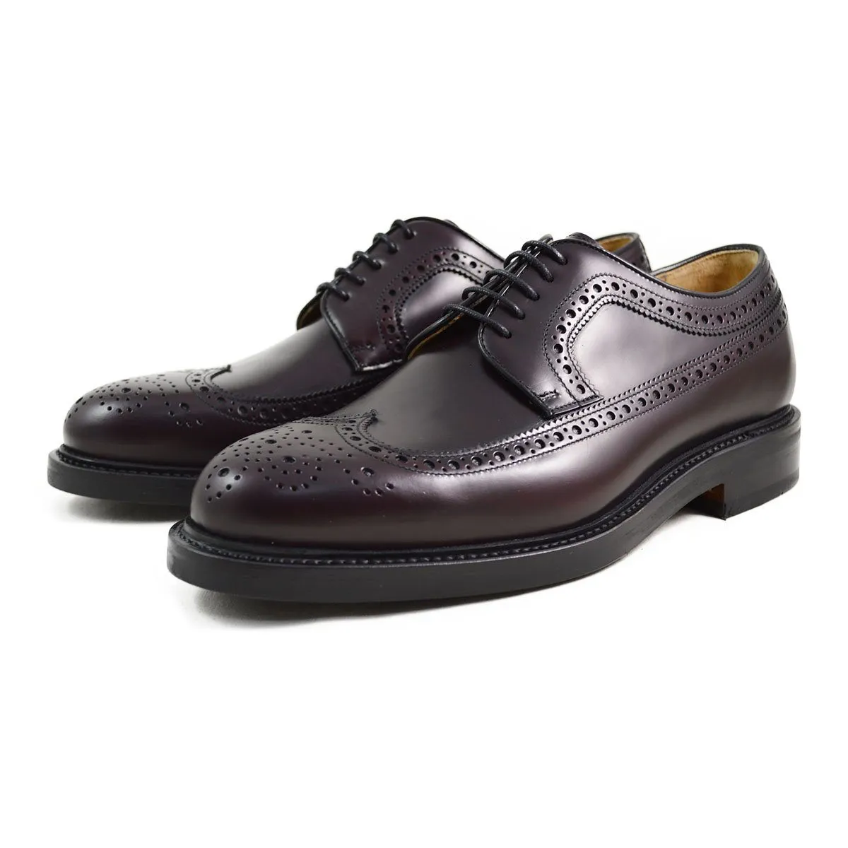 Berwick 1707 Long Wing Brogue (3681) - Burgundy Rois