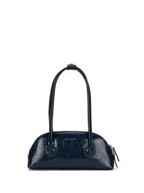 Bessette black crinkle shoulder strap