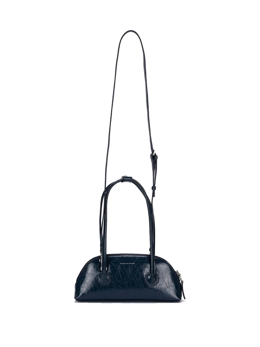 Bessette black crinkle shoulder strap