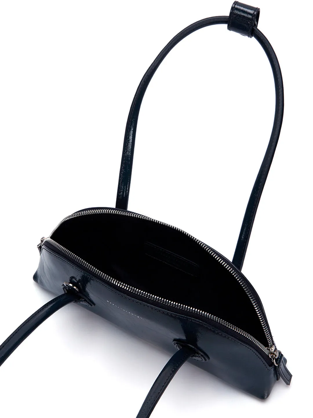 Bessette black crinkle shoulder strap