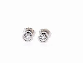 Bezel Studs with 0.20 Carat Total Weight