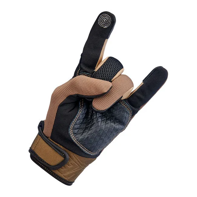 Biltwell Baja Gloves - Chocolate/Black