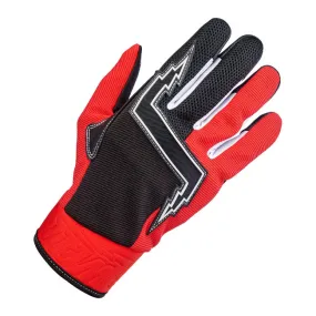 Biltwell Baja Gloves - Red/Black