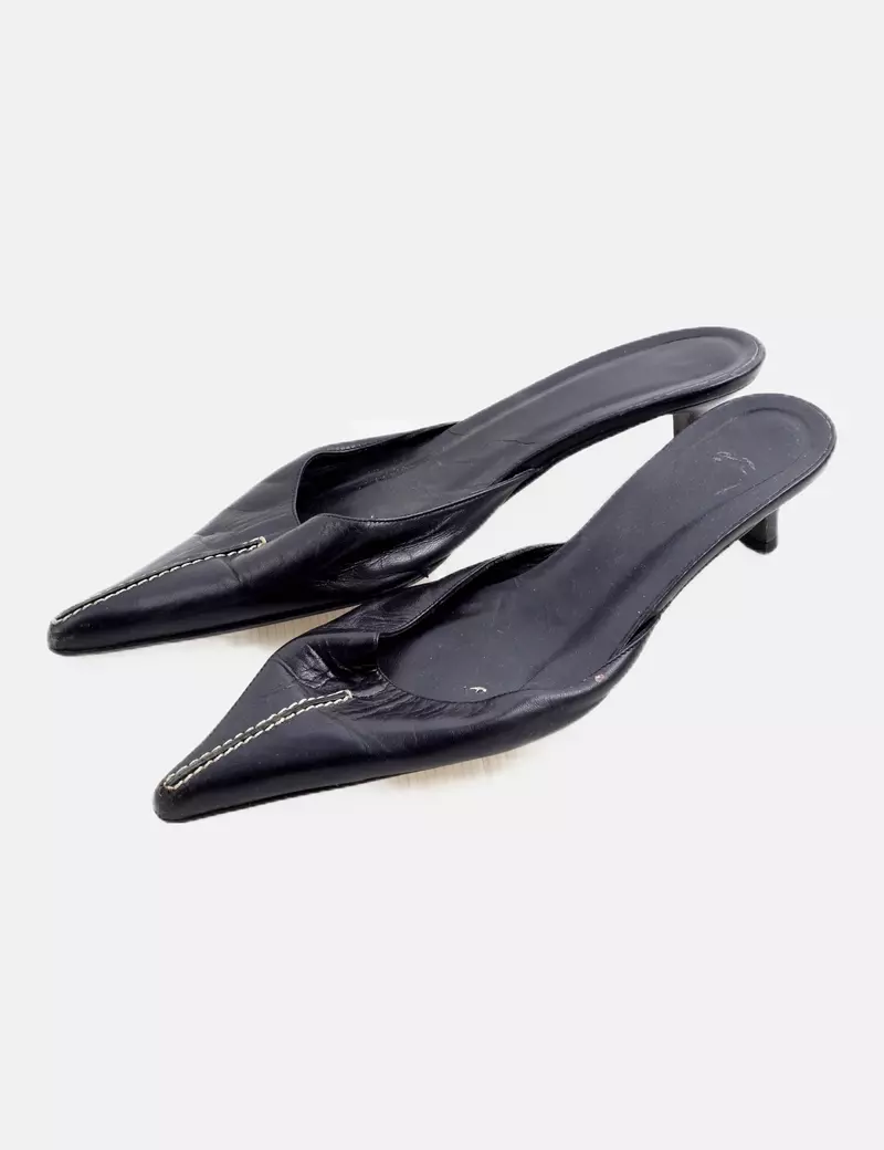 Black mini heel mules for women - Limited Edition