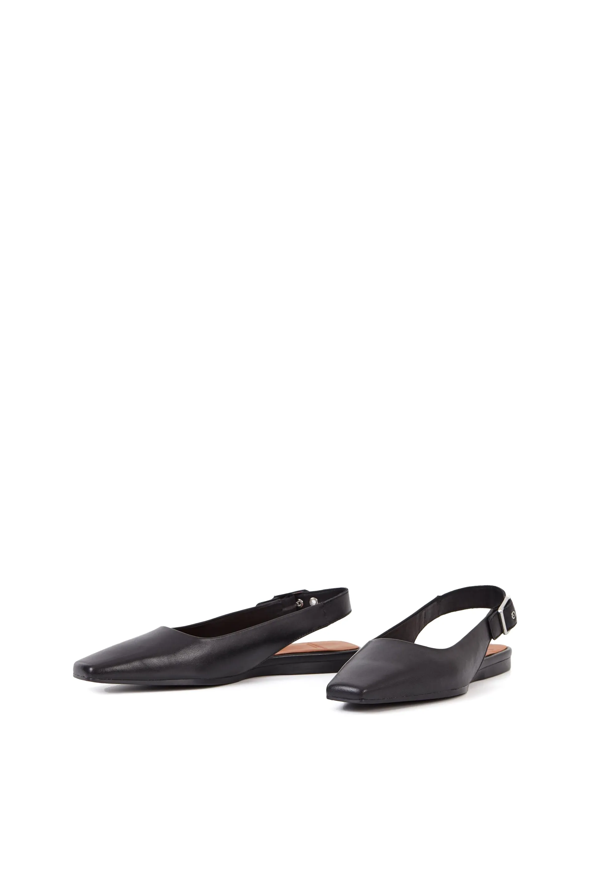 Black Slingback Wioletta Shoes