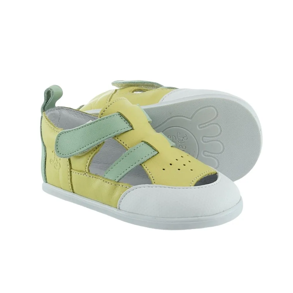 Blandy Shoes Málaga Yellow-Green Sandals