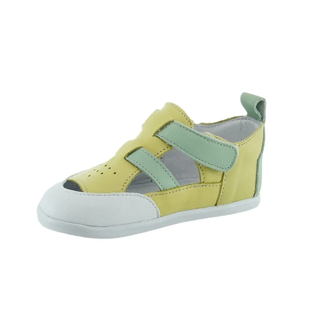 Blandy Shoes Málaga Yellow-Green Sandals