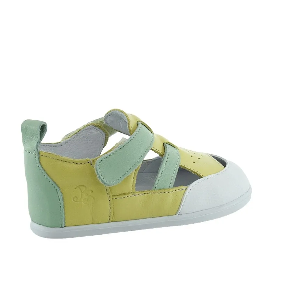 Blandy Shoes Málaga Yellow-Green Sandals