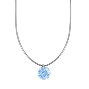 Blue Diamond Necklace