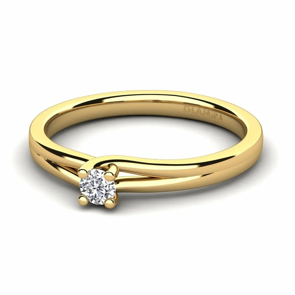 Bridal Heaven 0.1crt engagement ring