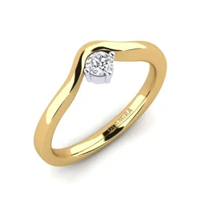 Bridal Love engagement ring 0.16 crt