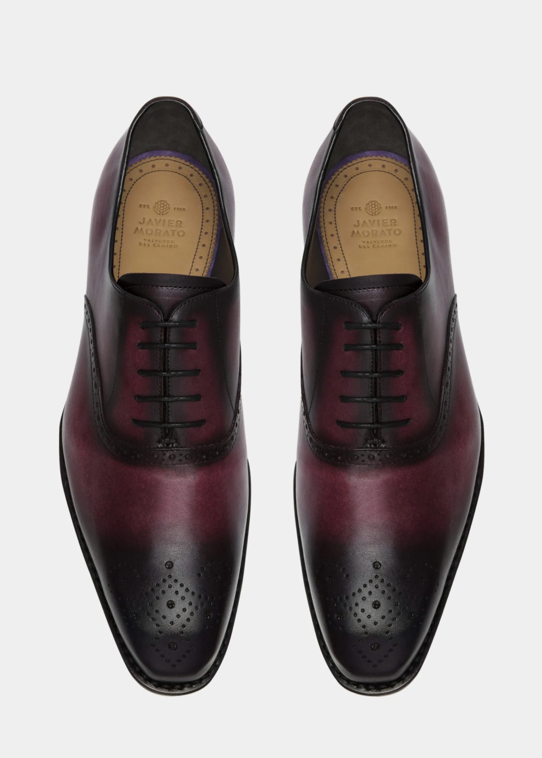 Brogue Plain Toe - Pátina Vino Tinto | Shop now