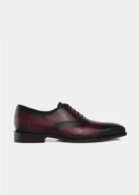 Brogue Plain Toe - Pátina Vino Tinto | Shop now