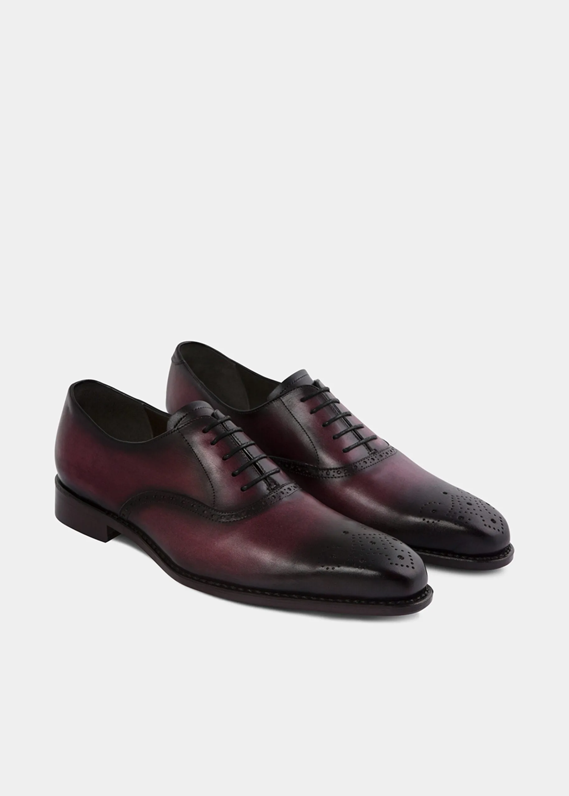 Brogue Plain Toe - Pátina Vino Tinto | Shop now