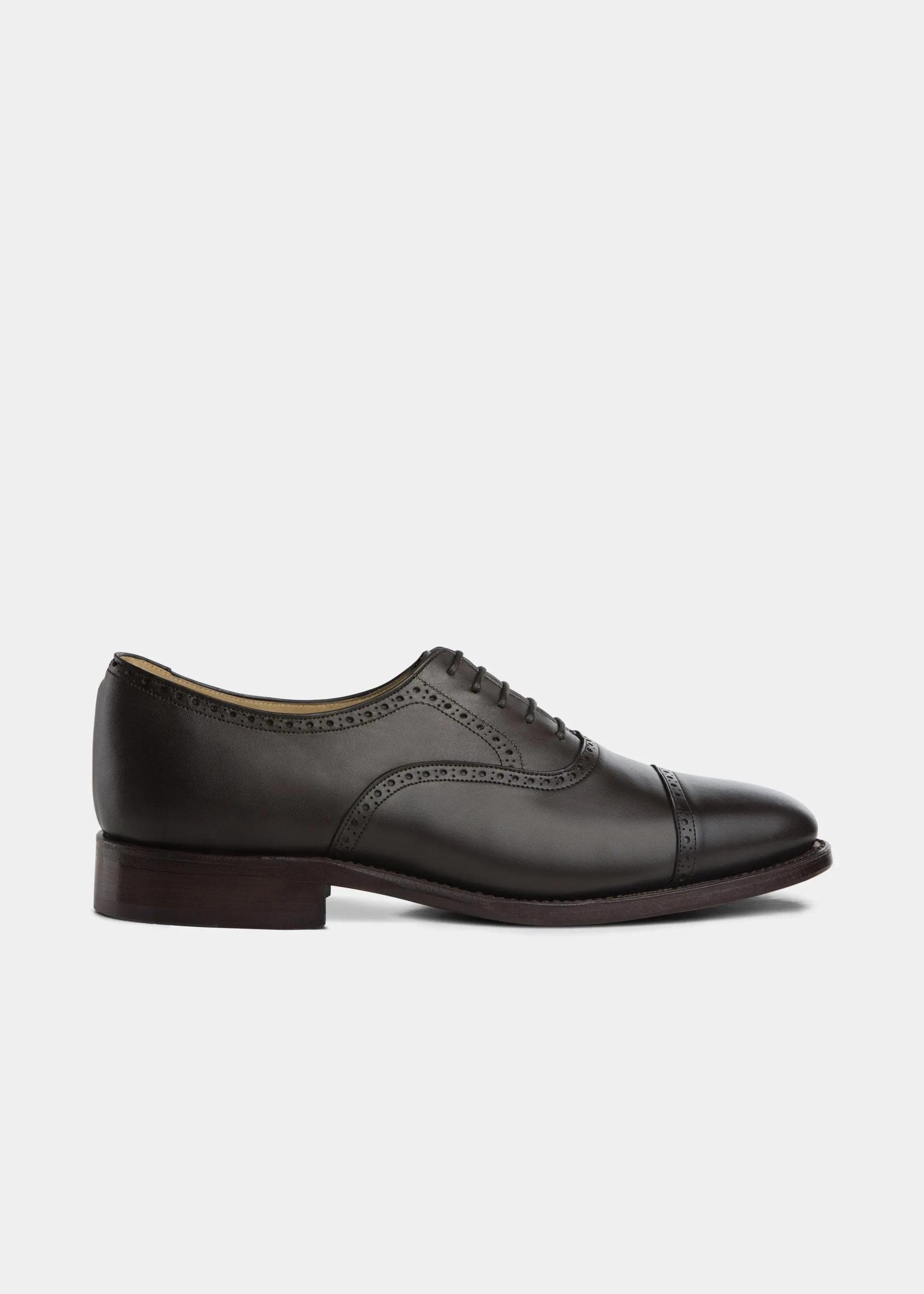 Brogue Toe Cap Leather Shoes