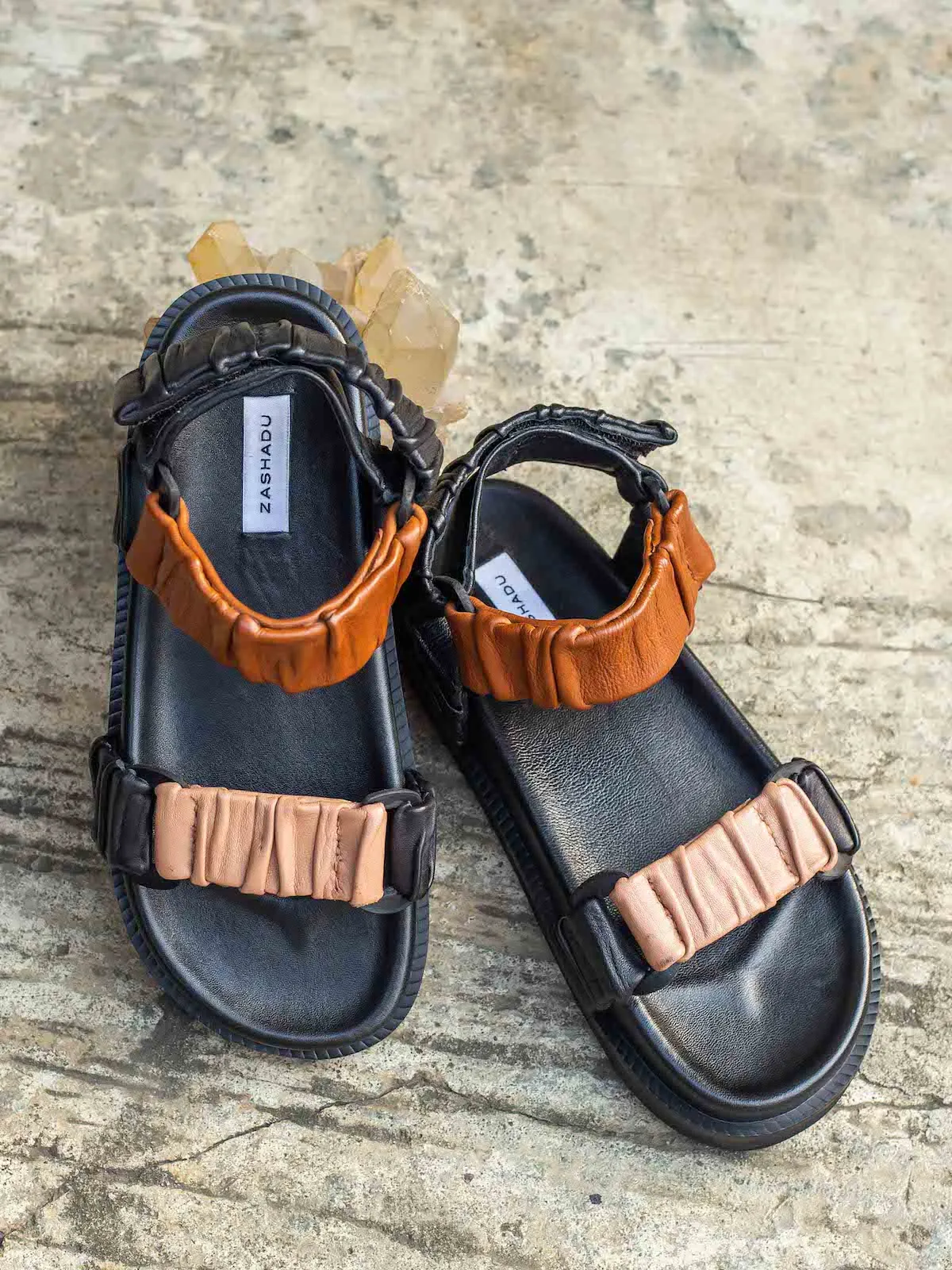 Brown Avery Sandals