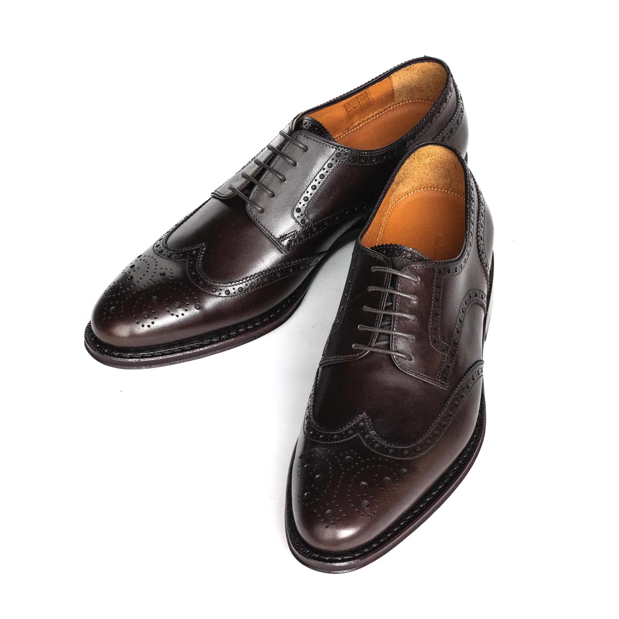 Brown Brogue Derby Shoe 98755