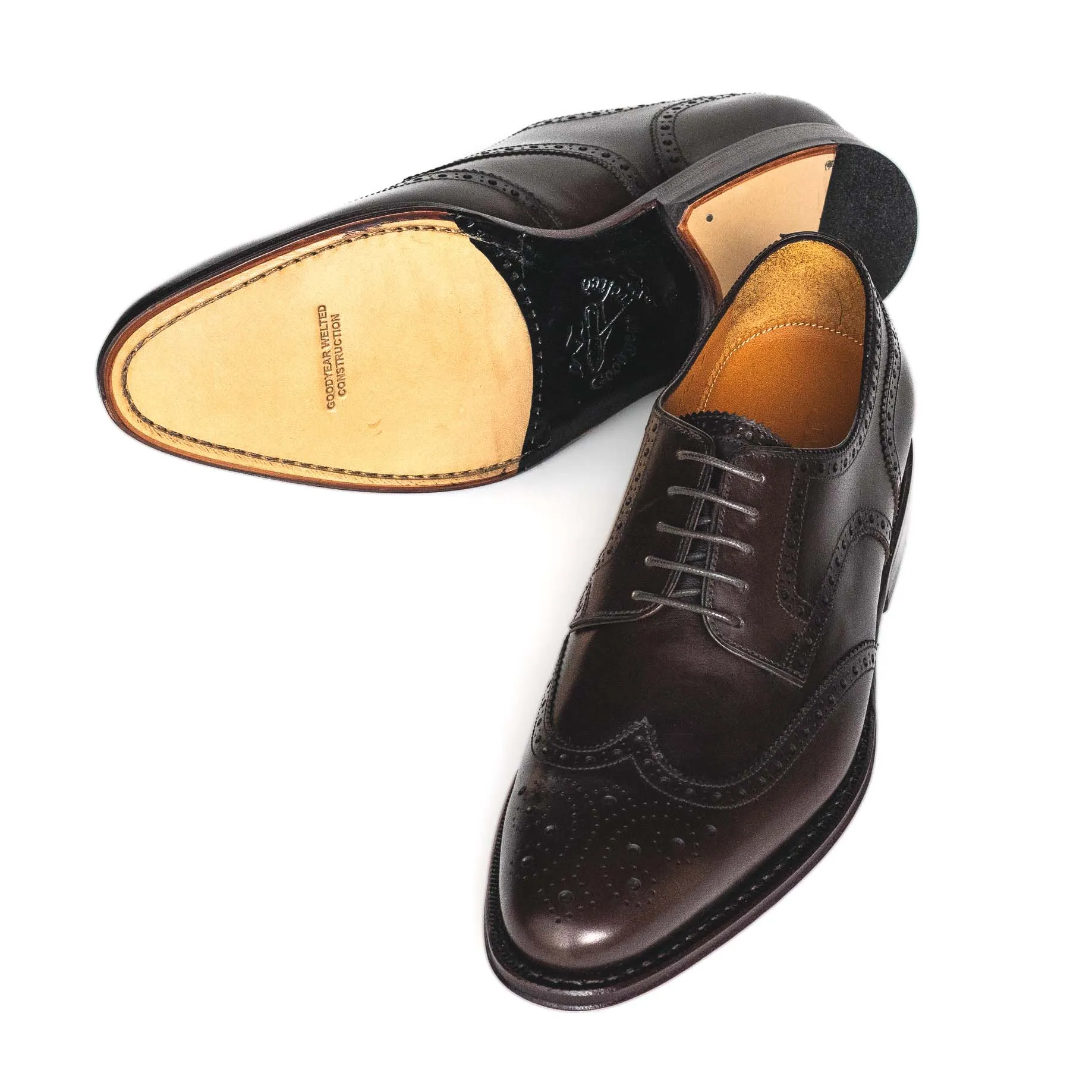 Brown Brogue Derby Shoe 98755