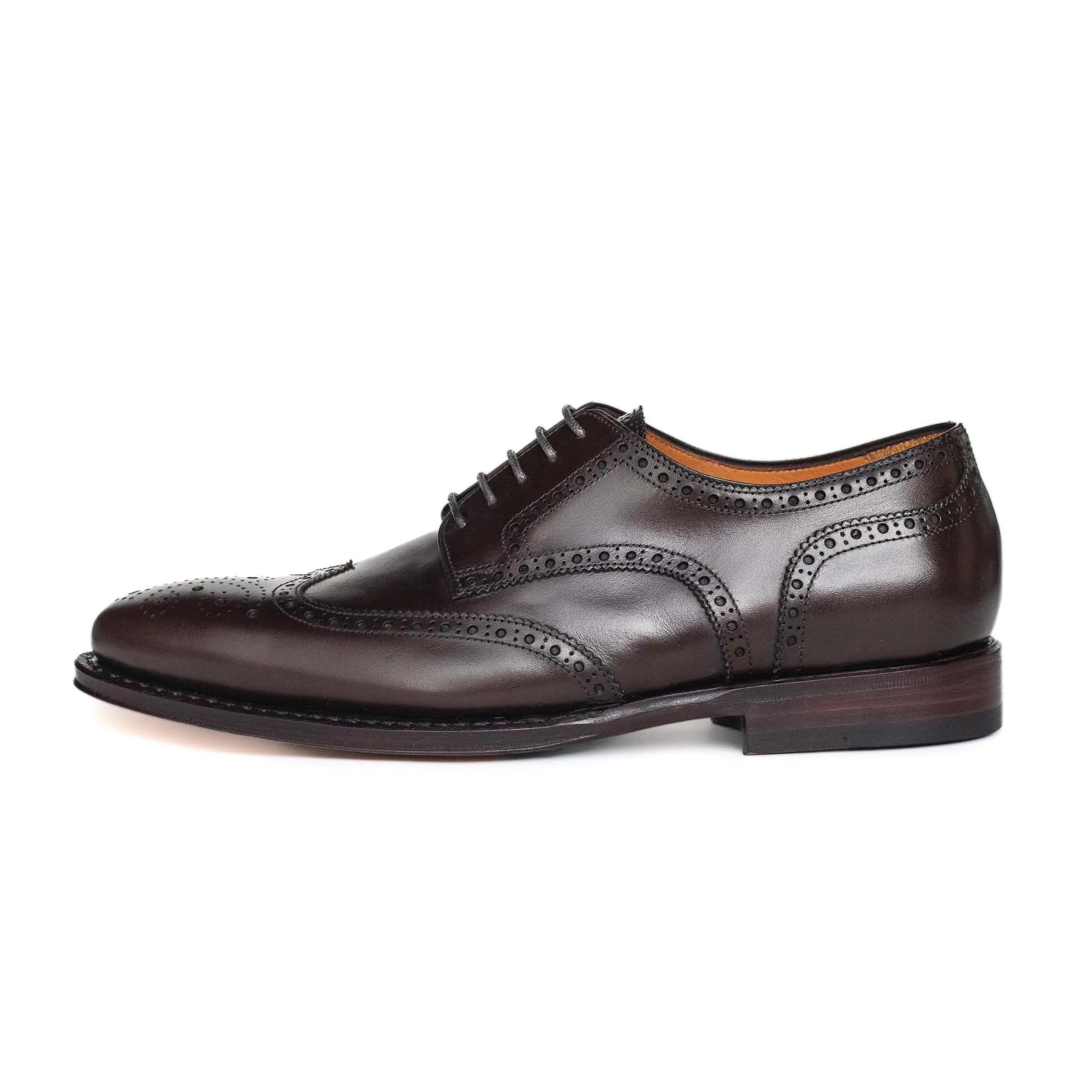 Brown Brogue Derby Shoe 98755