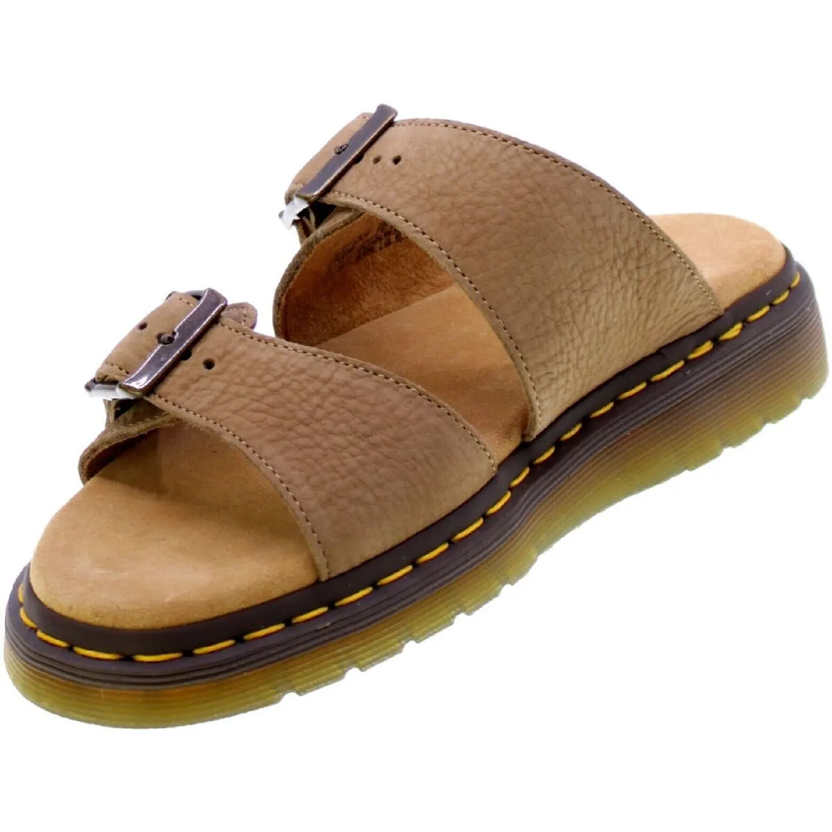 Brown leather men's sandals Josef Savannah