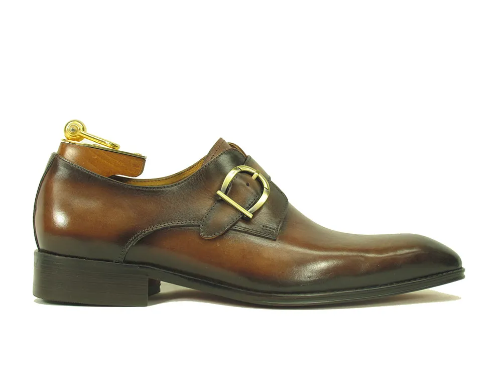 Buckle Monk Strap Loafer with Signature Design