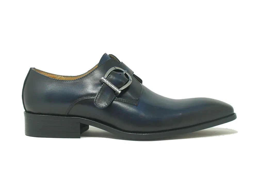 Buckle Monk Strap Loafer with Signature Design