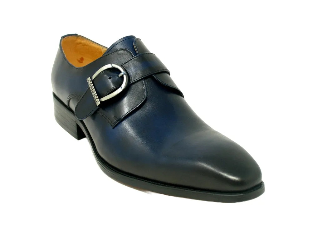 Buckle Monk Strap Loafer with Signature Design