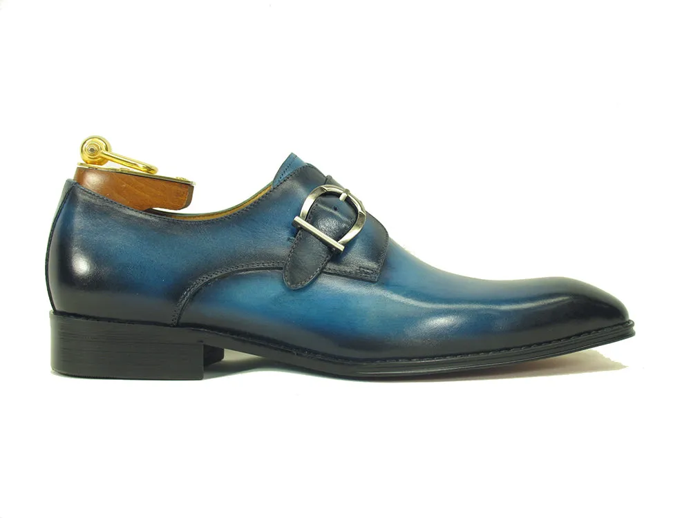 Buckle Monk Strap Loafer with Signature Design