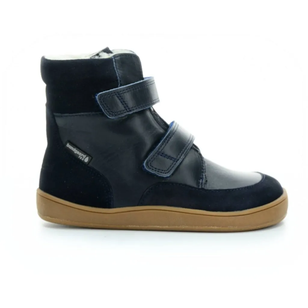 Bundgaard Basil Strap II Tex Navy winter barefoot shoes