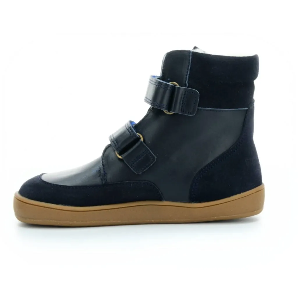 Bundgaard Basil Strap II Tex Navy winter barefoot shoes