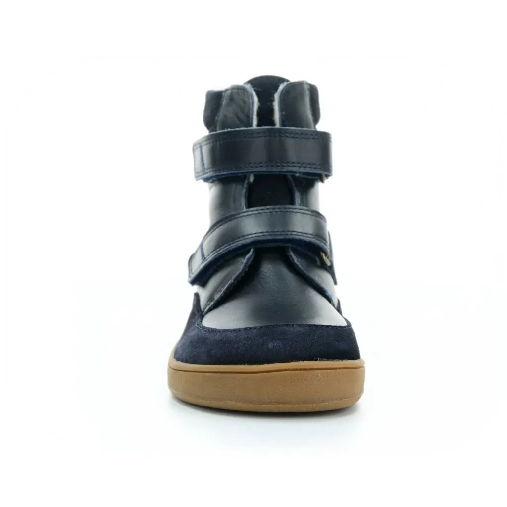 Bundgaard Basil Strap II Tex Navy winter barefoot shoes