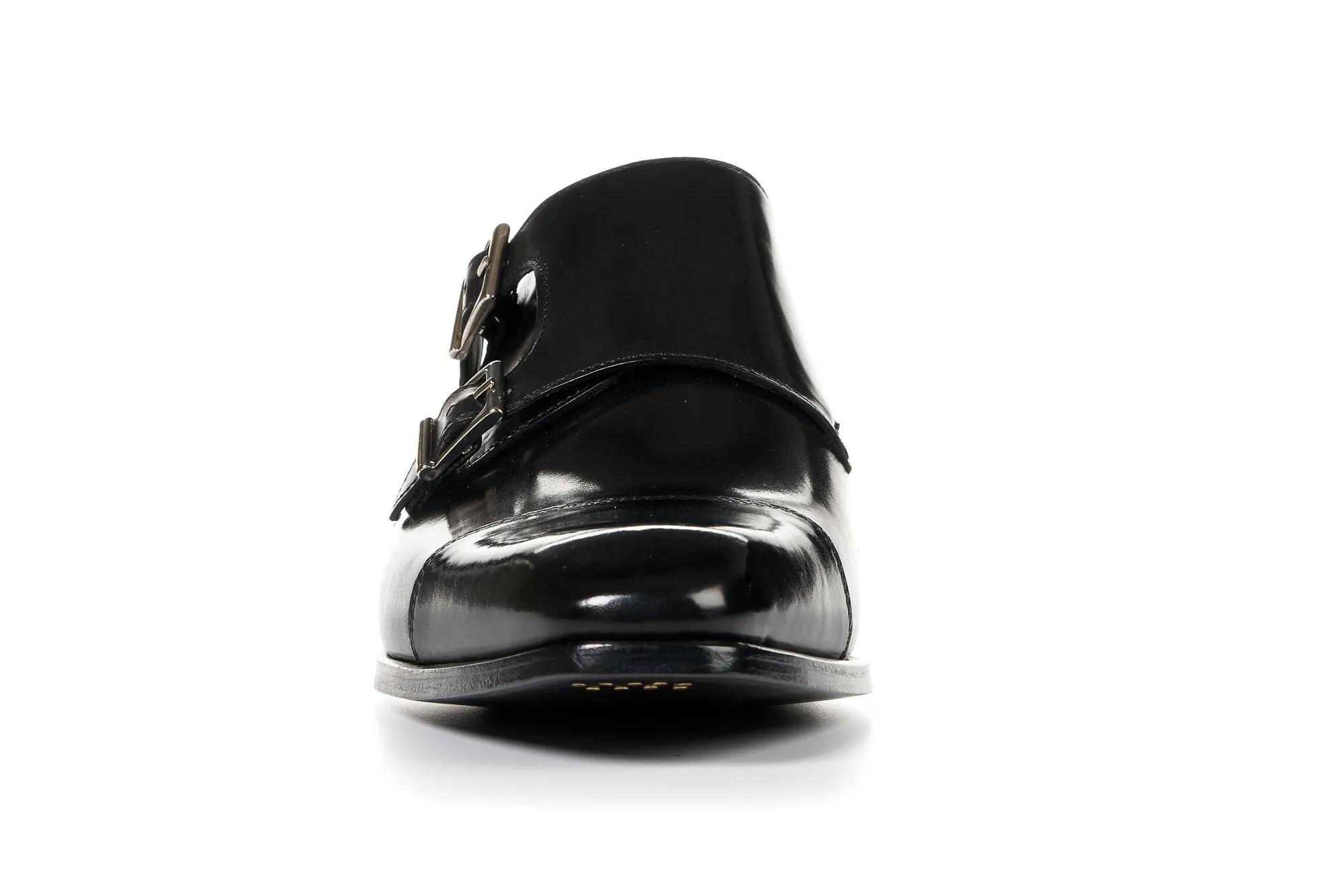 Burton Double Monk Strap - Nero: Shop now for the best menswear footwear.