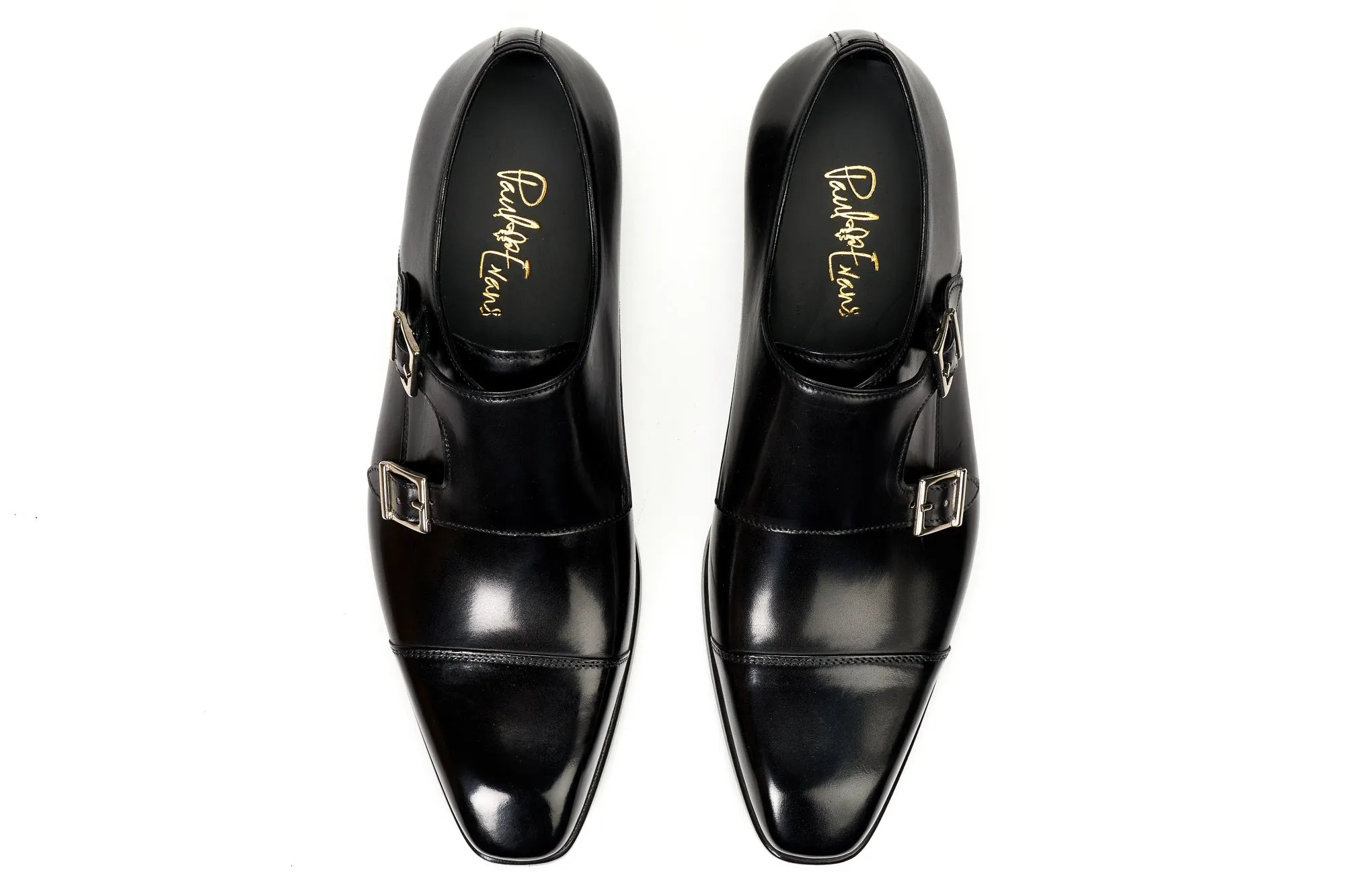 Burton Double Monk Strap - Nero: Shop now for the best menswear footwear.