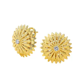 Cactus Diamond Earrings - Jardin Collection