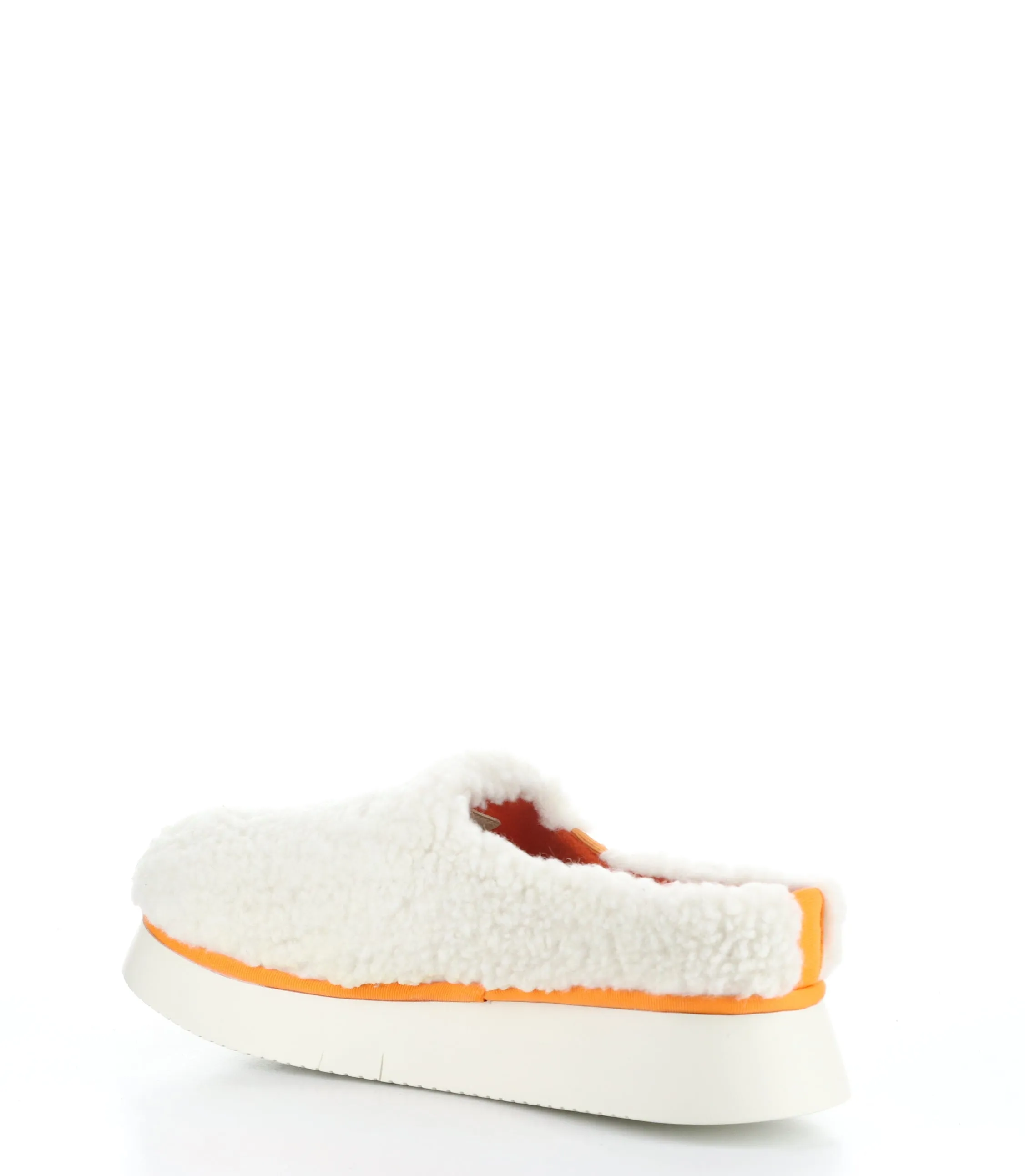 CAFE360FLY 003 OFF WHITE/ORANGE Slip-on Mules