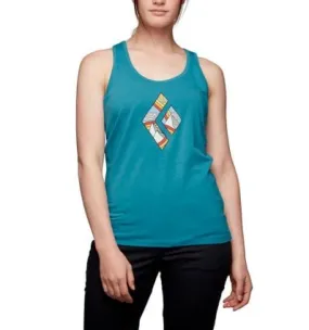 Camiseta de tirantes Black Diamond W Rainbow Diamond Tank (Cerulean Blue)