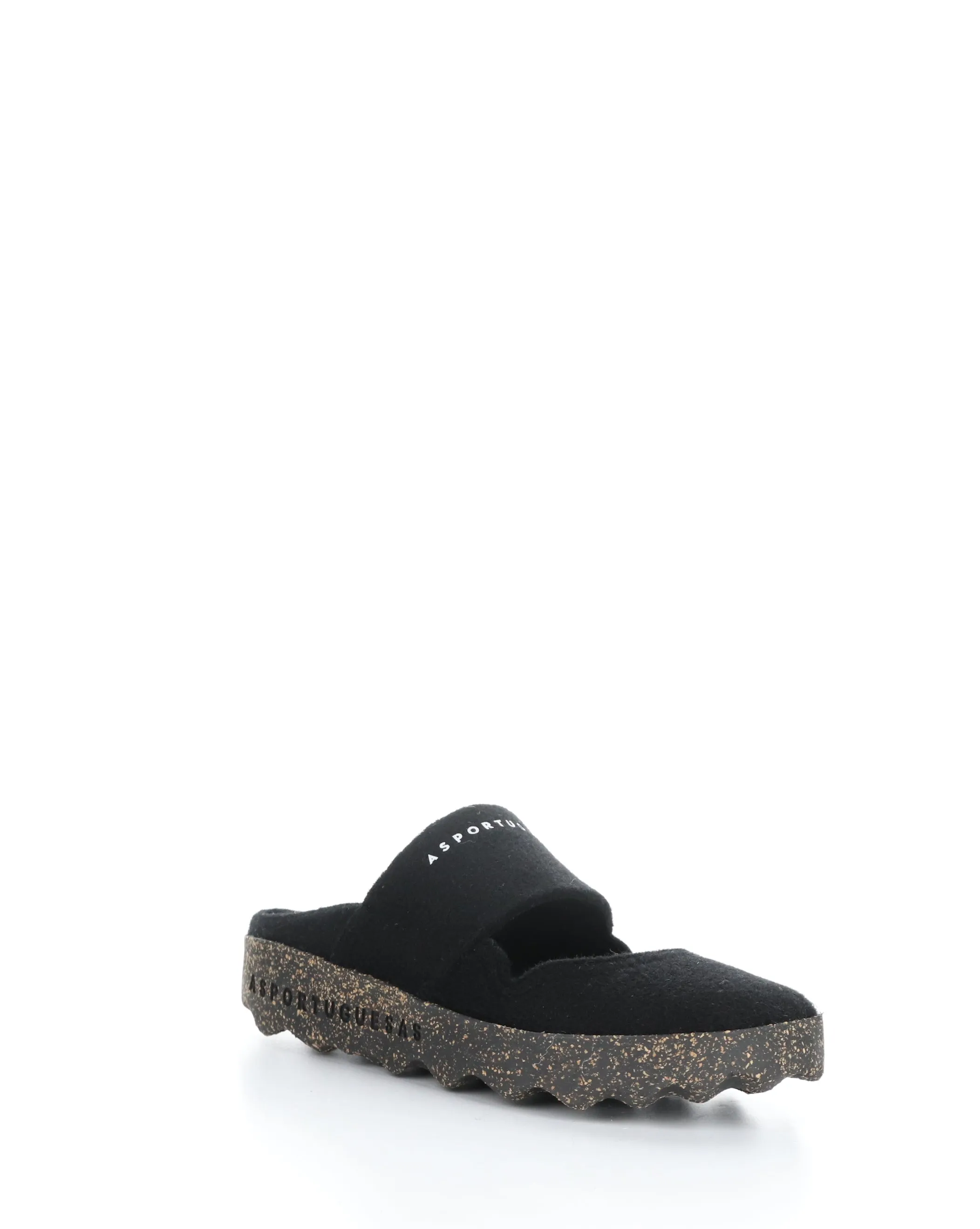 CANU185ASP 001 BLACK Mules - Round Toe