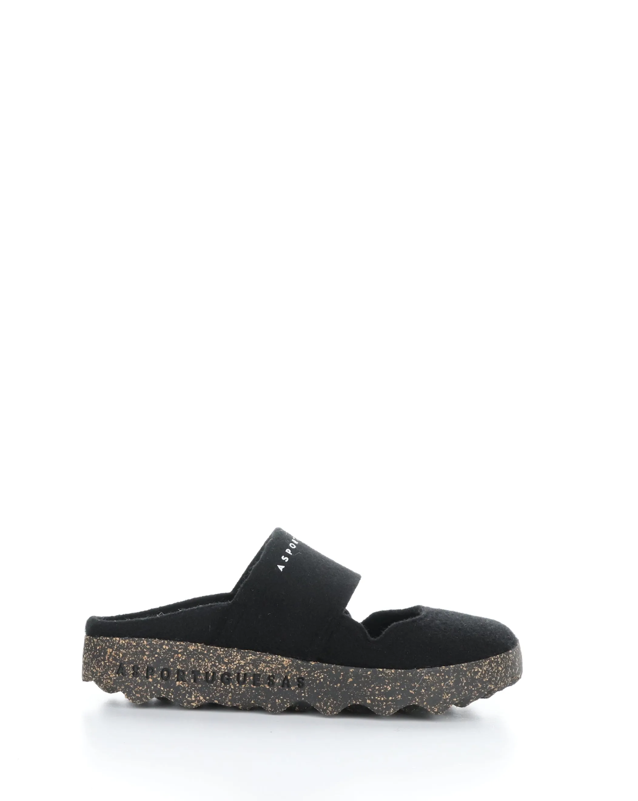 CANU185ASP 001 BLACK Mules - Round Toe