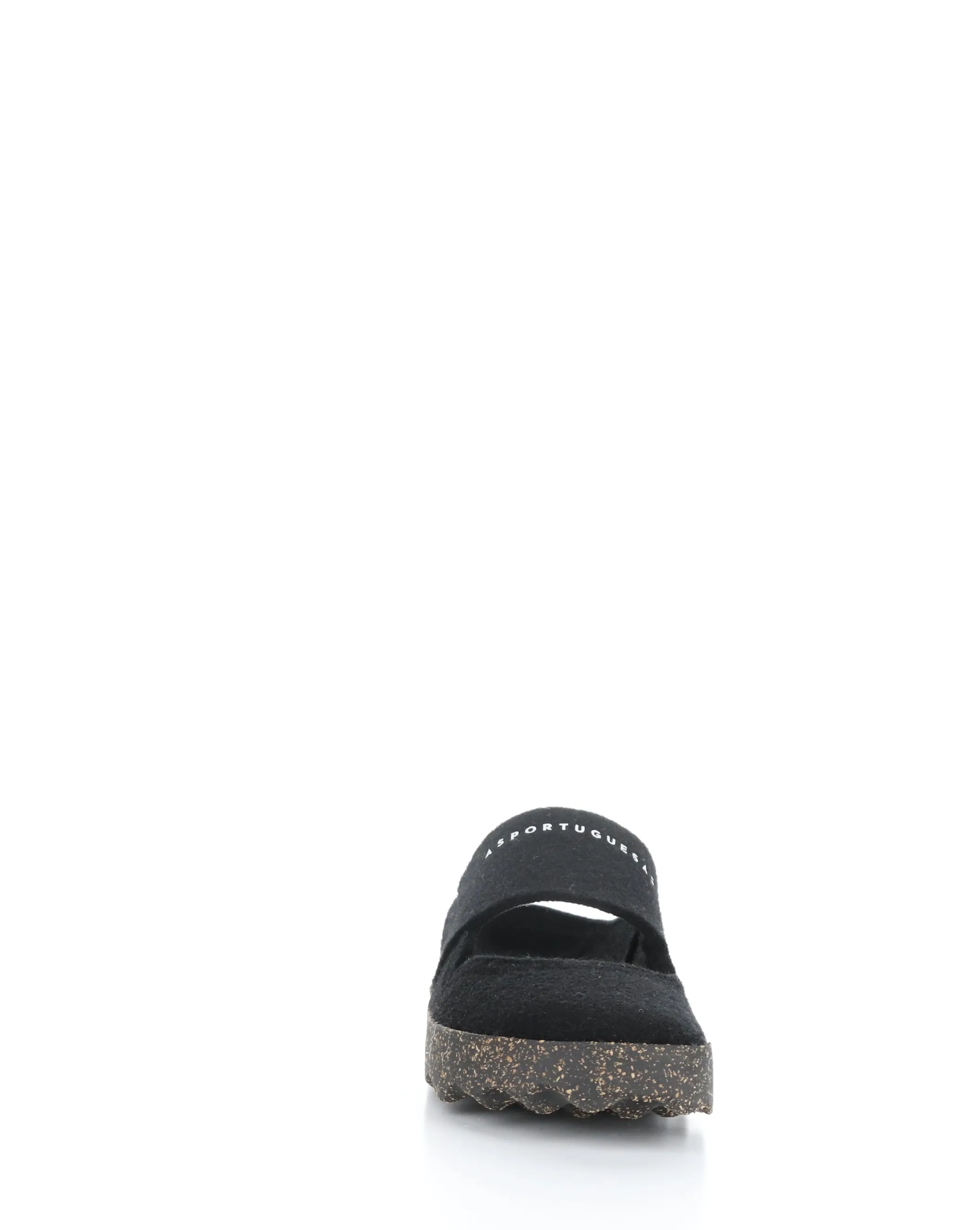 CANU185ASP 001 BLACK Mules - Round Toe