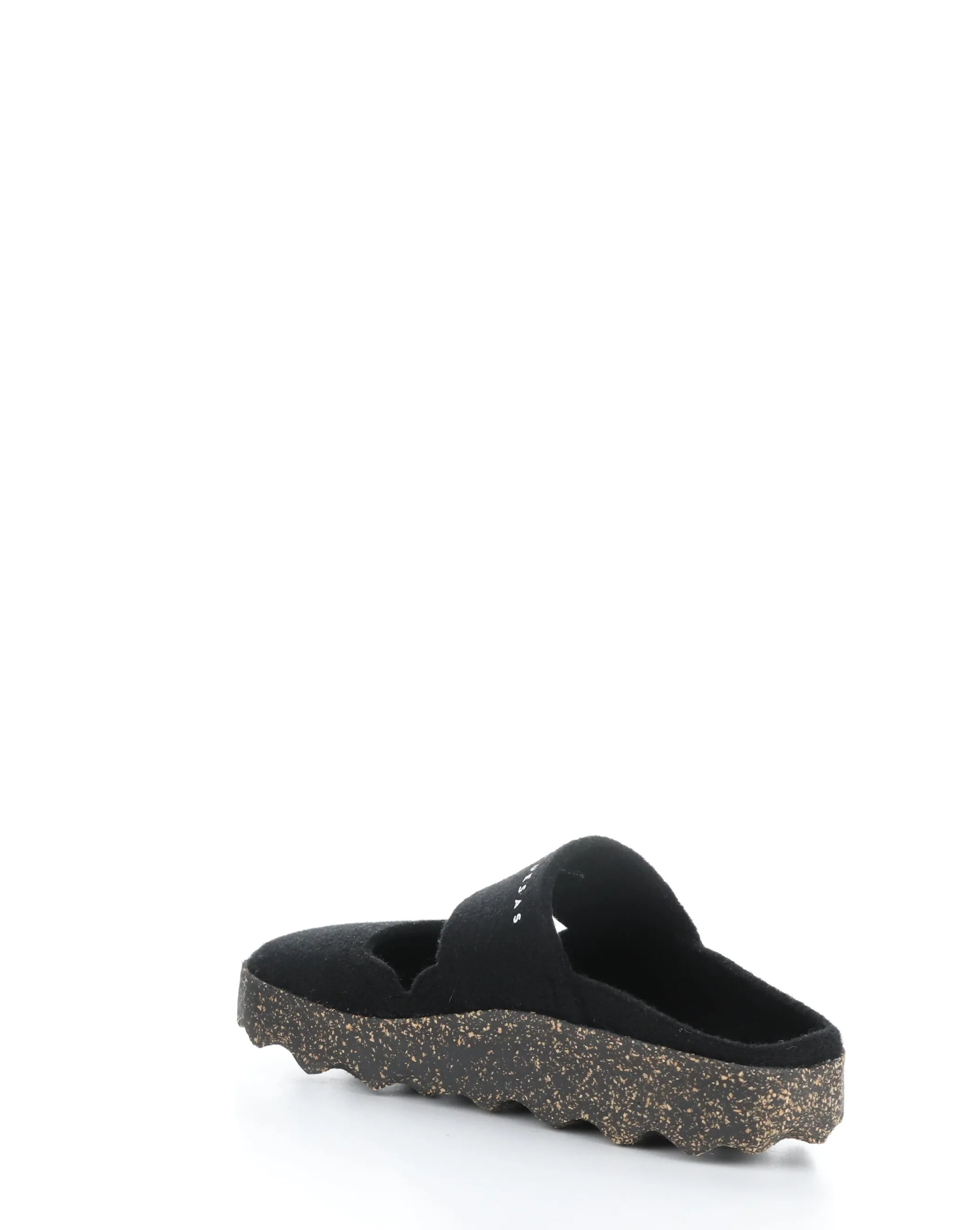 CANU185ASP 001 BLACK Mules - Round Toe