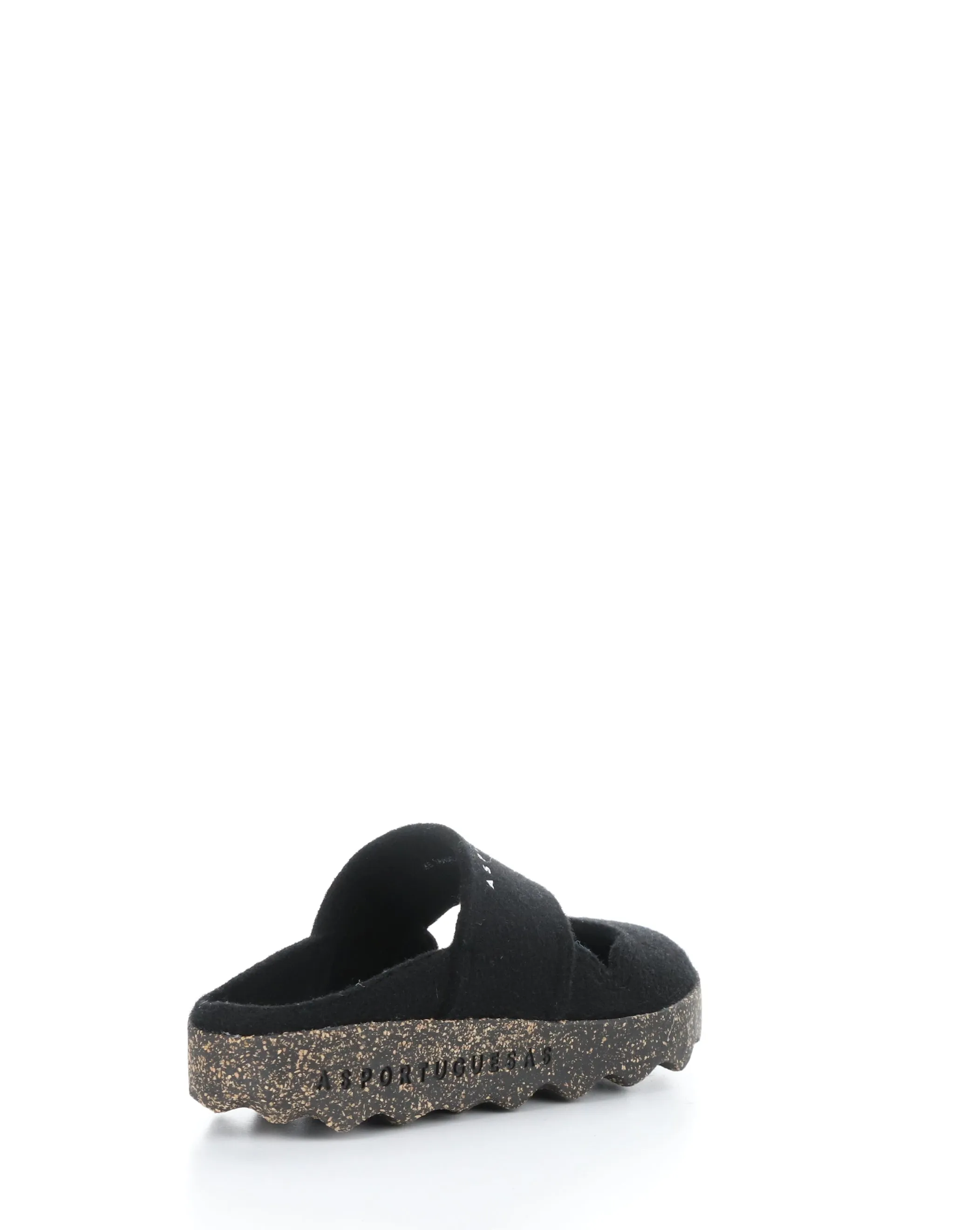 CANU185ASP 001 BLACK Mules - Round Toe